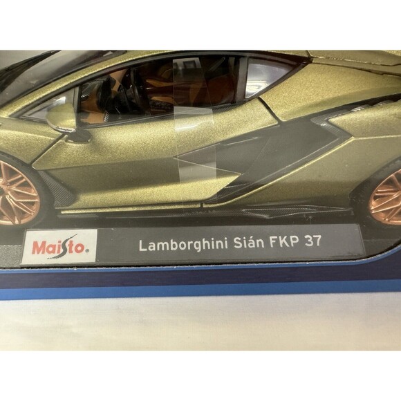 Maisto Lamborghini Sian FKP 37 Diecast Metallic Green Special Edition NIB - Picture 3 of 16